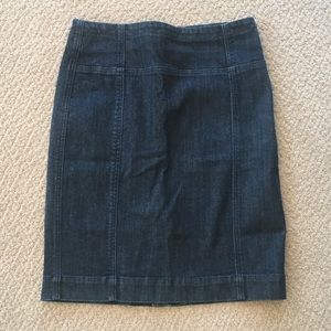 Anne Klein Denim Pencil Skirt